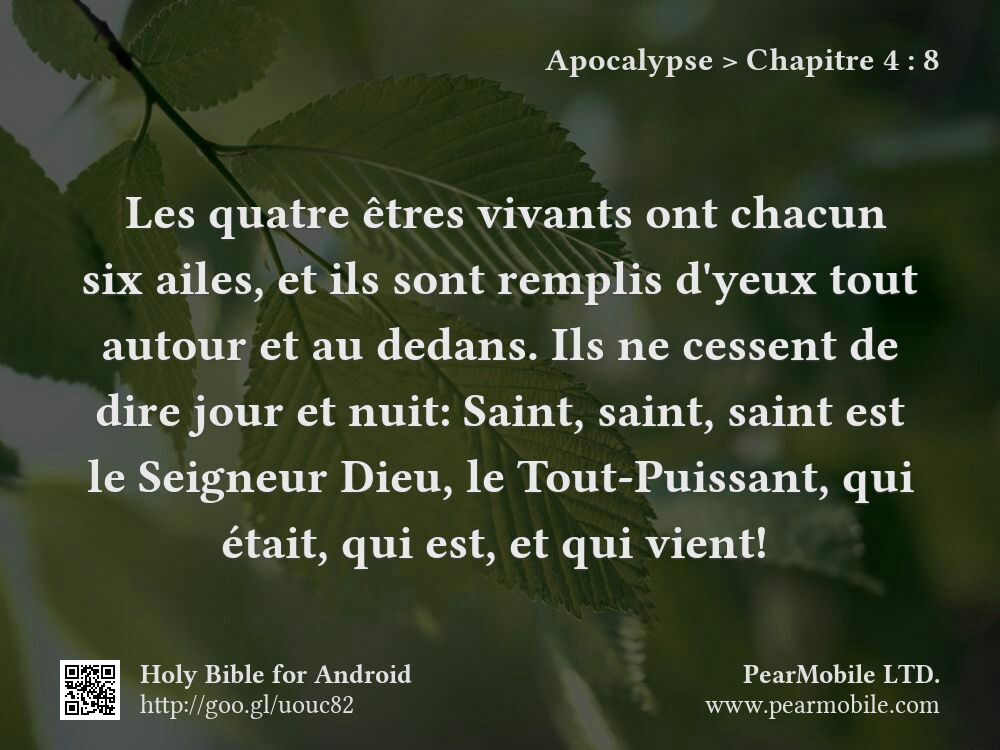 Apocalypse, Chapitre 4:8